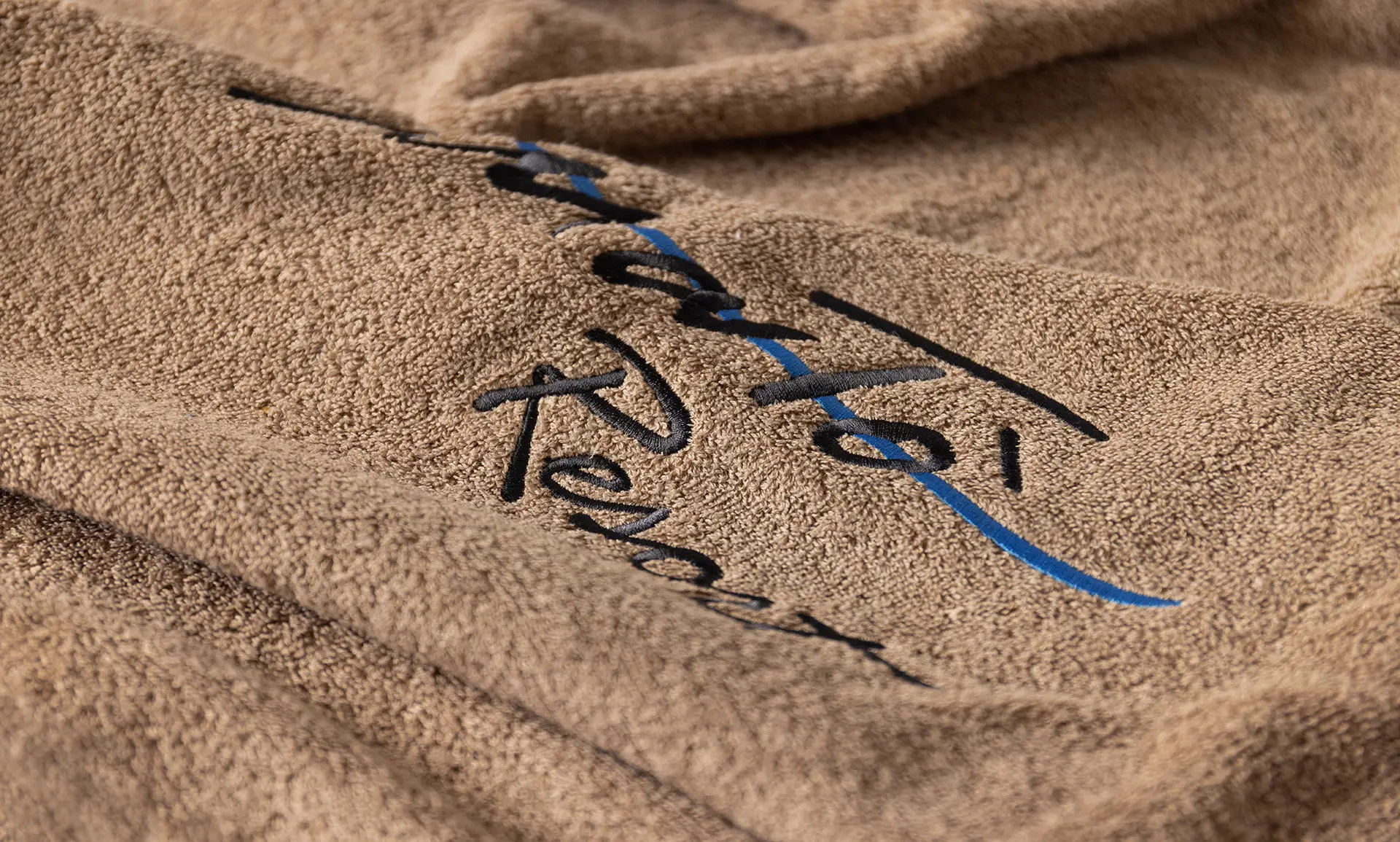 Personalised towel for spa and wellness