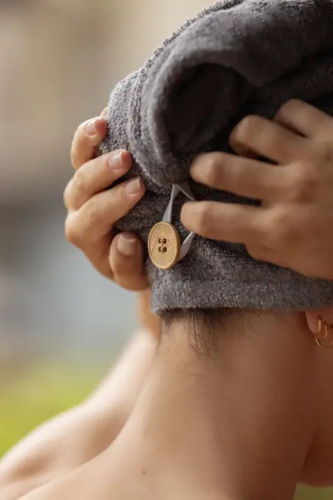 Turbante Capelli Grigio