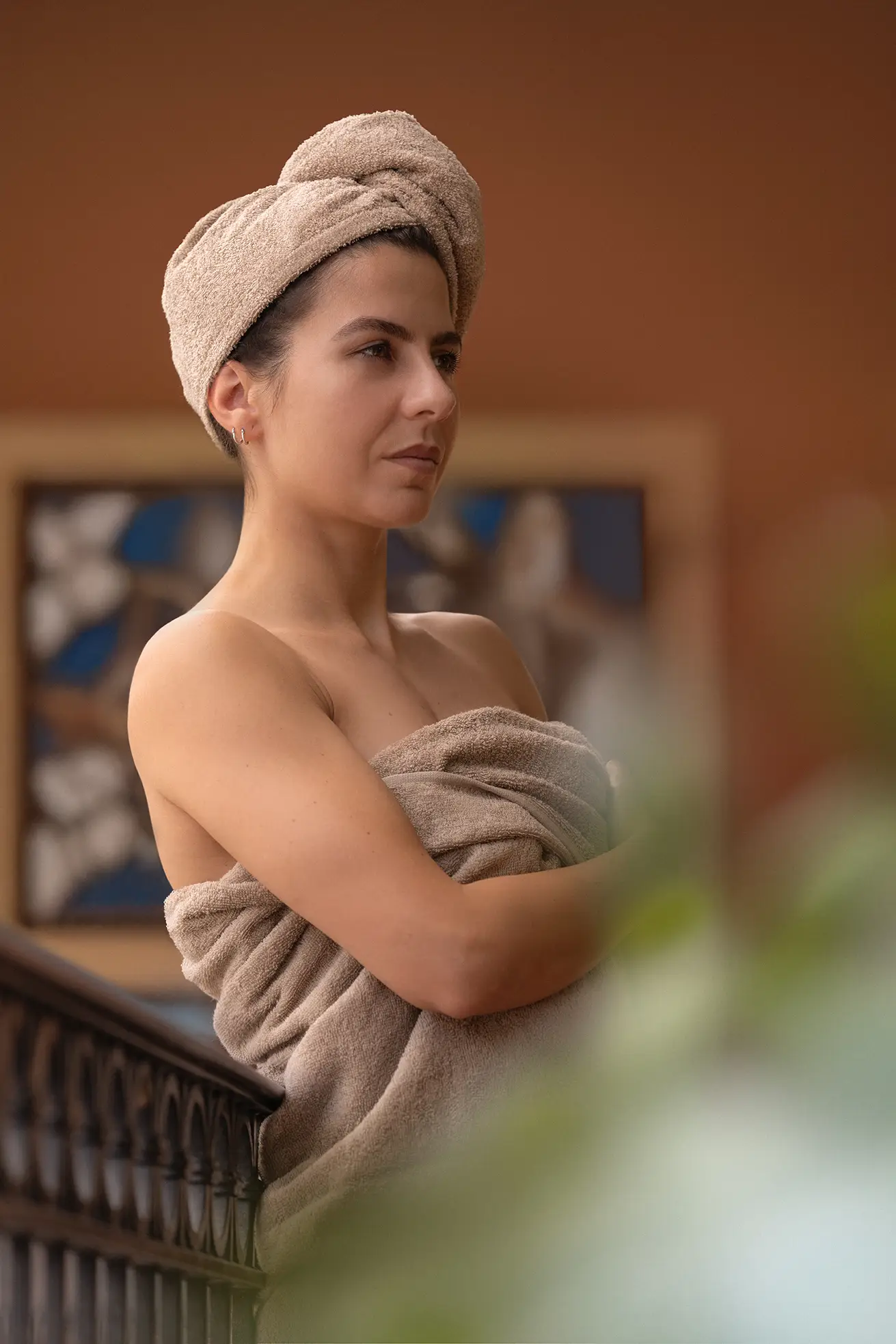 Turbante Spugna Fango
